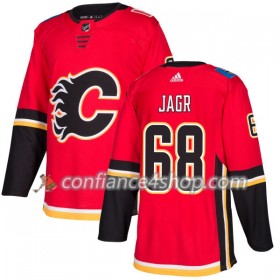 Adidas Maillot de Hockey Calgary Flames Jaromir Jagr 68 2017-2018 Rouge Authentic - Homme